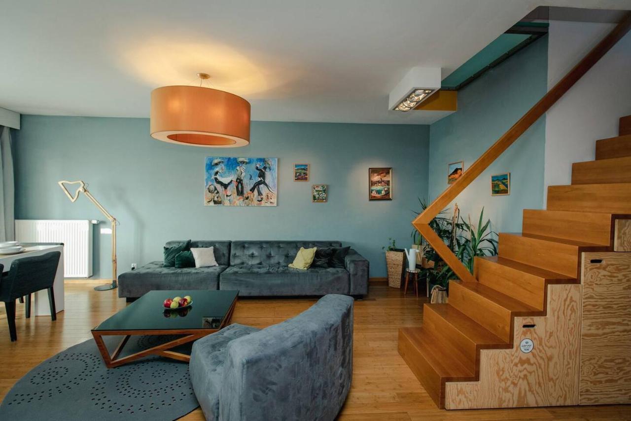 Dwupoziomowy, Rodzinny Apartament. Ochrona, Garaz. วอร์ซอ ภายนอก รูปภาพ